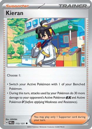 Image of Kieran (113/131) [Scarlet & Violet: Prismatic Evolutions]