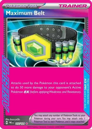 Image of Maximum Belt (117/131) [Scarlet & Violet: Prismatic Evolutions]