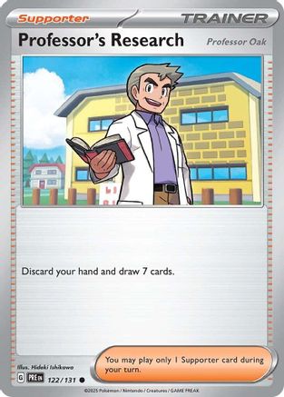Image of Professor's Research (122/131) [Professor Oak] [Scarlet & Violet: Prismatic Evolutions]