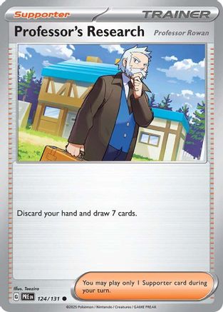 Image of Professor's Research (124/131) [Professor Rowan] [Scarlet & Violet: Prismatic Evolutions]