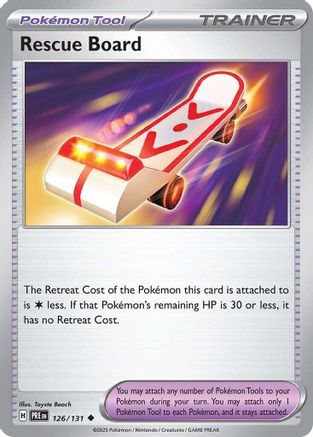 Image of Rescue Board (126/131) [Scarlet & Violet: Prismatic Evolutions]