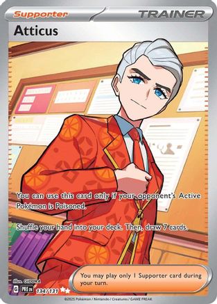 Image of Atticus (134/131) [Scarlet & Violet: Prismatic Evolutions]