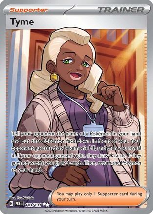 Image of Tyme (143/131) [Scarlet & Violet: Prismatic Evolutions]