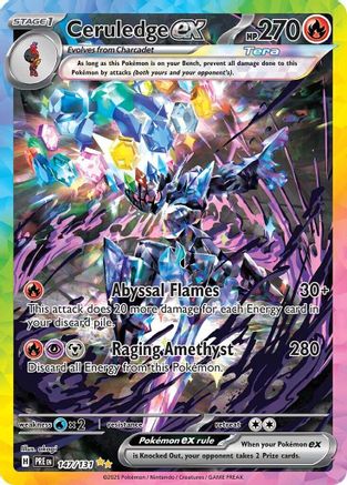 Image of Ceruledge ex (147/131) [Scarlet & Violet: Prismatic Evolutions]