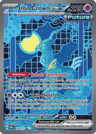 Image of Iron Crown ex (158/131) [Scarlet & Violet: Prismatic Evolutions]