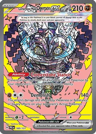 Image of Cornerstone Mask Ogerpon ex (160/131) [Scarlet & Violet: Prismatic Evolutions]