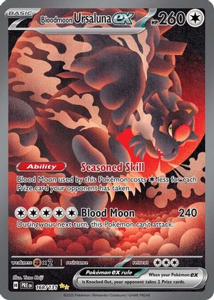 Image of Bloodmoon Ursaluna ex (168/131) [Scarlet & Violet: Prismatic Evolutions]