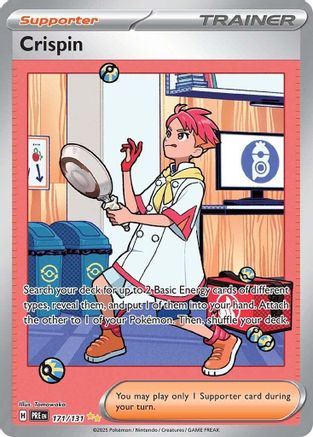 Image of Crispin (171/131) [Scarlet & Violet: Prismatic Evolutions]