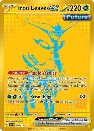 Image of Iron Leaves ex (176/131) [Scarlet & Violet: Prismatic Evolutions]