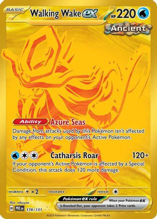 Image of Walking Wake ex (178/131) [Scarlet & Violet: Prismatic Evolutions]