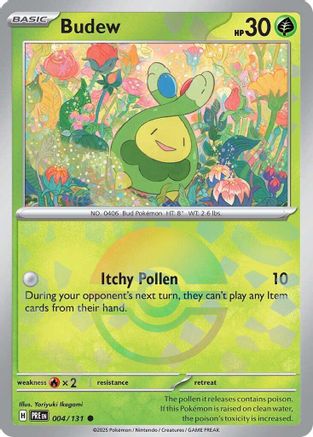 Image of Budew (004/131) (Poke Ball Pattern) [Scarlet & Violet: Prismatic Evolutions]