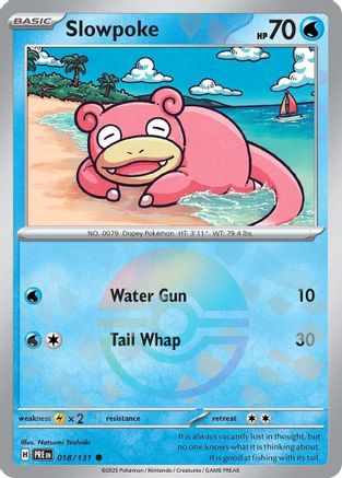 Image of Slowpoke (018/131) (Poke Ball Pattern) [Scarlet & Violet: Prismatic Evolutions]