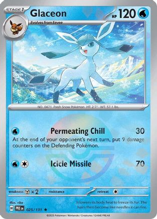Image of Glaceon (025/131) (Poke Ball Pattern) [Scarlet & Violet: Prismatic Evolutions]