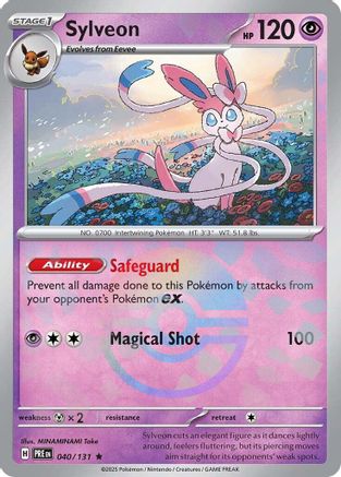 Image of Sylveon (040/131) (Poke Ball Pattern) [Scarlet & Violet: Prismatic Evolutions]