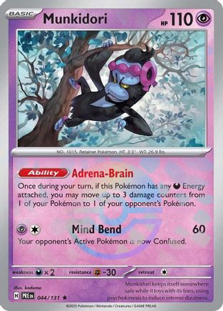 Image of Munkidori (044/131) (Poke Ball Pattern) [Scarlet & Violet: Prismatic Evolutions]