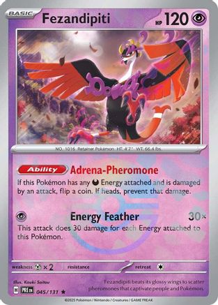 Image of Fezandipiti (045/131) (Poke Ball Pattern) [Scarlet & Violet: Prismatic Evolutions]