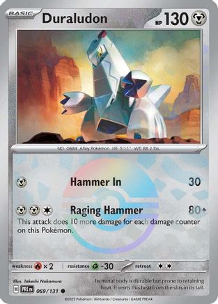 Image of Duraludon (069/131) (Poke Ball Pattern) [Scarlet & Violet: Prismatic Evolutions]