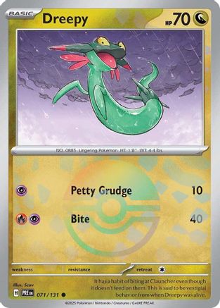 Image of Dreepy (071/131) (Poke Ball Pattern) [Scarlet & Violet: Prismatic Evolutions]
