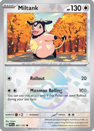 Image of Miltank (081/131) (Poke Ball Pattern) [Scarlet & Violet: Prismatic Evolutions]