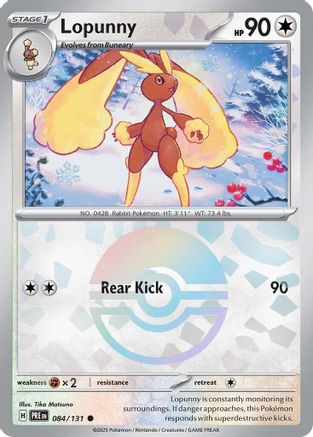 Image of Lopunny (084/131) (Poke Ball Pattern) [Scarlet & Violet: Prismatic Evolutions]