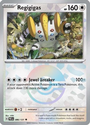 Image of Regigigas (086/131) (Poke Ball Pattern) [Scarlet & Violet: Prismatic Evolutions]
