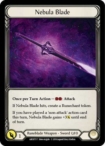 Kano // Nebula Blade [ARC114-T // ARC077-T] (Arcane Rising)  1st Edition Normal