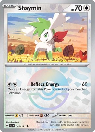Image of Shaymin (087/131) (Poke Ball Pattern) [Scarlet & Violet: Prismatic Evolutions]