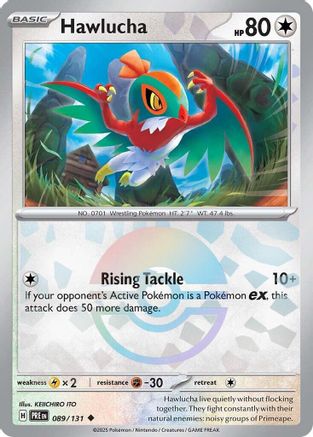 Image of Hawlucha (089/131) (Poke Ball Pattern) [Scarlet & Violet: Prismatic Evolutions]