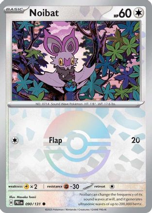 Image of Noibat (090/131) (Poke Ball Pattern) [Scarlet & Violet: Prismatic Evolutions]