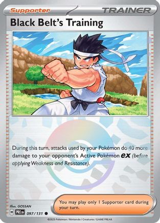 Image of Black Belt's Training (097/131) (Poke Ball Pattern) [Scarlet & Violet: Prismatic Evolutions]