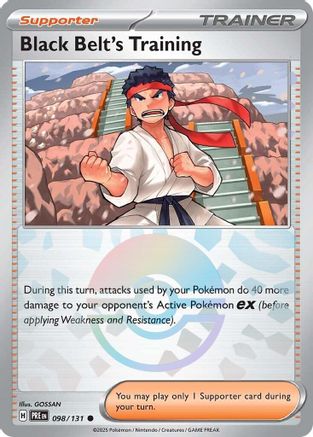 Image of Black Belt's Training (098/131) (Poke Ball Pattern) [Scarlet & Violet: Prismatic Evolutions]