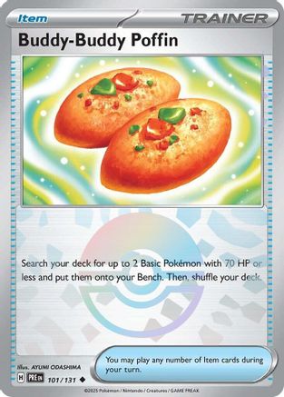 Image of Buddy-Buddy Poffin (101/131) (Poke Ball Pattern) [Scarlet & Violet: Prismatic Evolutions]