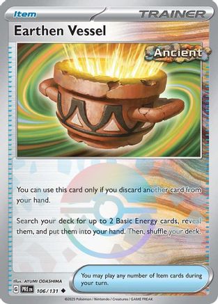 Image of Earthen Vessel (106/131) (Poke Ball Pattern) [Scarlet & Violet: Prismatic Evolutions]
