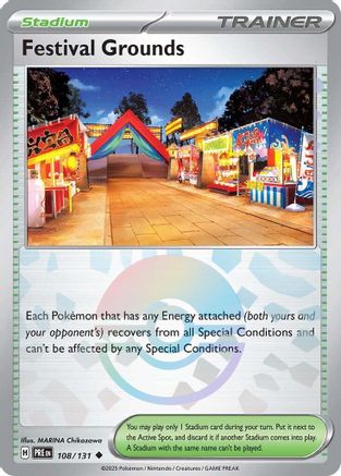 Image of Festival Grounds (108/131) (Poke Ball Pattern) [Scarlet & Violet: Prismatic Evolutions]