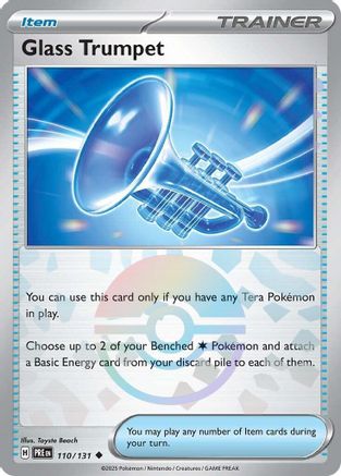 Image of Glass Trumpet (110/131) (Poke Ball Pattern) [Scarlet & Violet: Prismatic Evolutions]