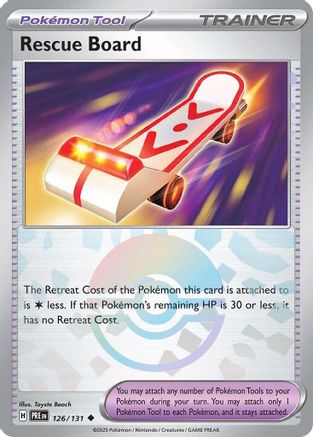 Image of Rescue Board (126/131) (Poke Ball Pattern) [Scarlet & Violet: Prismatic Evolutions]