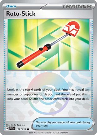 Image of Roto-Stick (127/131) (Poke Ball Pattern) [Scarlet & Violet: Prismatic Evolutions]