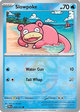 Image of Slowpoke (018/131) (Master Ball Pattern) [Scarlet & Violet: Prismatic Evolutions]