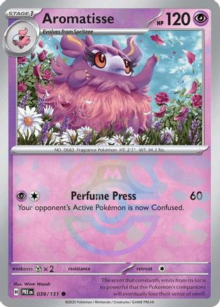 Image of Aromatisse (039/131) (Master Ball Pattern) [Scarlet & Violet: Prismatic Evolutions]