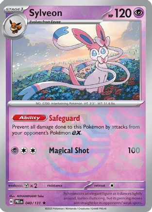 Image of Sylveon (040/131) (Master Ball Pattern) [Scarlet & Violet: Prismatic Evolutions]