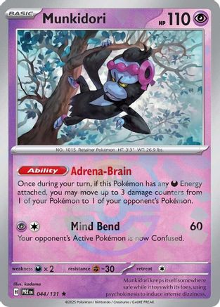 Image of Munkidori (044/131) (Master Ball Pattern) [Scarlet & Violet: Prismatic Evolutions]