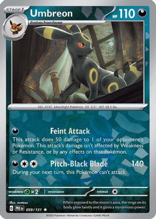 Image of Umbreon (059/131) (Master Ball Pattern) [Scarlet & Violet: Prismatic Evolutions]