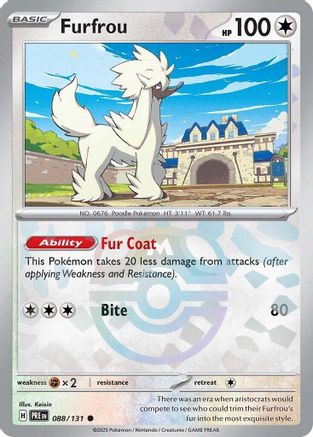 Image of Furfrou (088/131) (Master Ball Pattern) [Scarlet & Violet: Prismatic Evolutions]