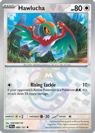 Image of Hawlucha (089/131) (Master Ball Pattern) [Scarlet & Violet: Prismatic Evolutions]