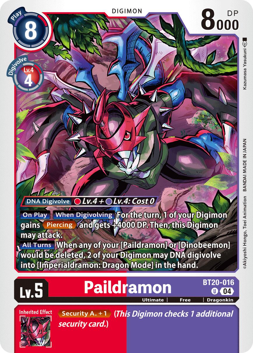 Image of Paildramon [BT20-016] [Release Special Booster Ver.2.5]