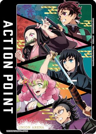 Image of Action Point Card (AP06) (Demon Slayer: Kimetsu no Yaiba) (UE05BT/KMY-1-AP06) - UE05BT Demon Slayer Kimetsu no Yaiba Foil