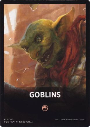Image of Goblins Theme Card [Foundations Tokens]