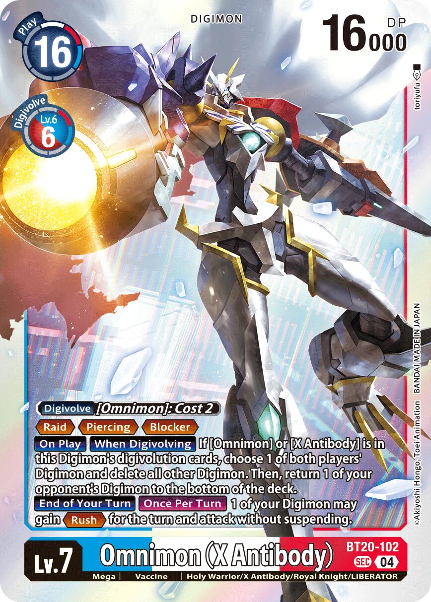 Image of Omnimon [BT20-102] (X Antibody) [Release Special Booster Ver.2.5]