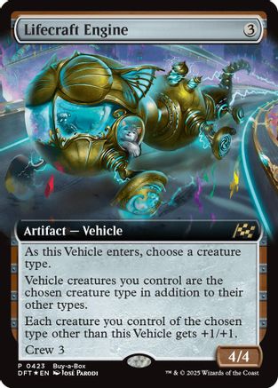 Image of Lifecraft Engine (Extended Art) (Buy-A-Box) [Aetherdrift Promos]
