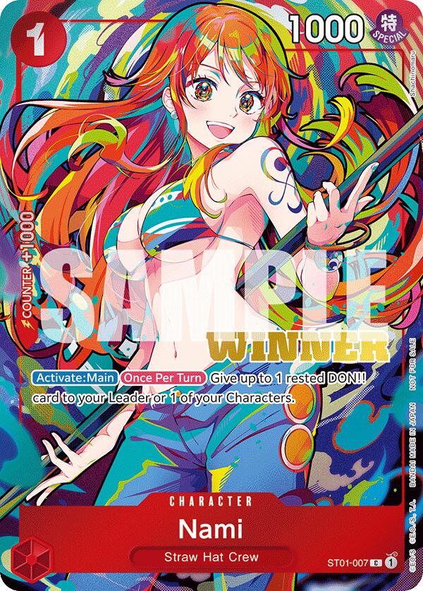 Image of Nami (2025 New Year Event) [Winner] [One Piece Promotion Cards]